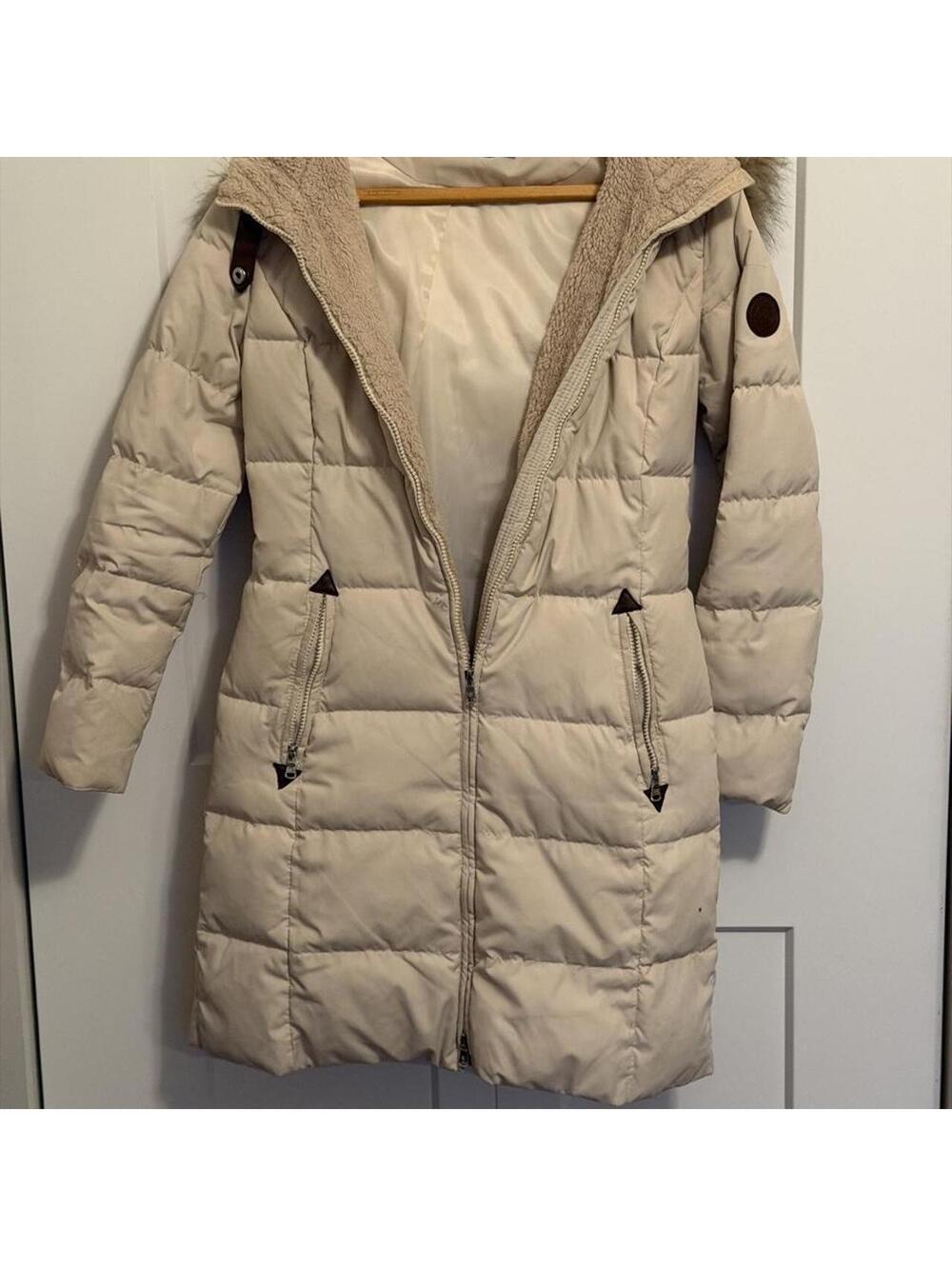 Ralph Lauren Women's Cream and Tan Coat